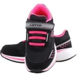 Fekete-pink, Lotto lányka edzőcipő