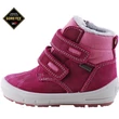 Sötétciklámen, bundás, vízálló, Gore-Tex, Superfit bakancs
