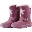 Mályva-lila, csillagos, bundás, vízálló, Gore-Tex, Superfit csizma