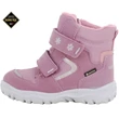 Lilásrózsaszín, hópelyhes, bundás, vízálló, Gore-Tex, Superfit bakancs