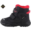 Superfit fekete-piros, vízálló, Gore-Tex, kisfiú bakancs