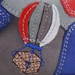 Szürke-kék, légballonos, Szamos supinált cipő