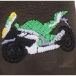 Szürke, zöld, motoros, Szamos supinált szandálcipő