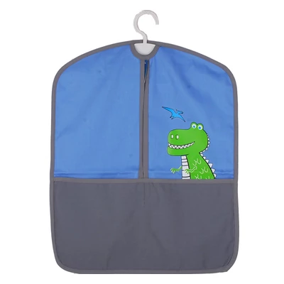 Kék, dínós ovis zsák