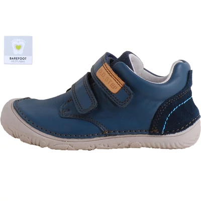 Sötétkék, barefoot dd step fiú cipő