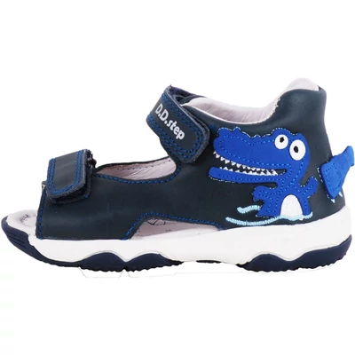 Kék, dínós, dd step szandál