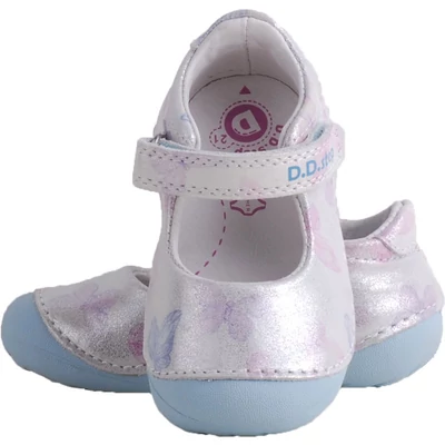 Ezüst, pillangós dd step balerina cipő