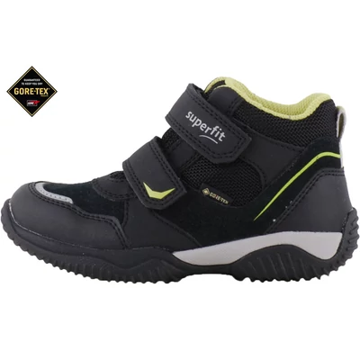Fekete, neon, Gore-Tex, Superfit magasszárú cipő
