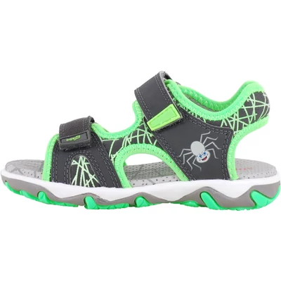 Szürke-neon, pókos, átvezetőpántos, Superfit szandál