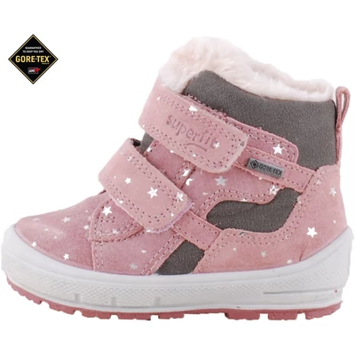 Ezüst csillagos, vízálló, bundás Gore-Tex Superfit bakancs