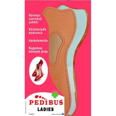 Pedibus Ladies 3/4-es , körömcipőben is hordható, bőr talpbetét (35-36)
