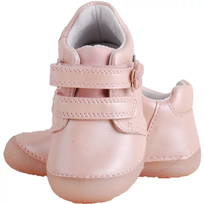 Rózsaszín, barefoot, kisvirágos, dd step cipő