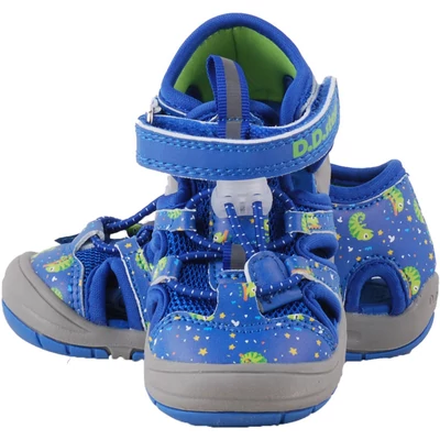 Kék-neon kaméleonos, quick dry dd step zárt orrú szandál