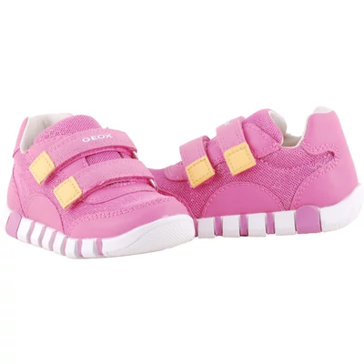 Geox, pink-sárga, extra hajlékony talpú cipő