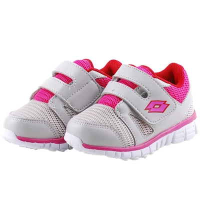 Szürke, pink, tépőzáras, Lotto edzőcipő