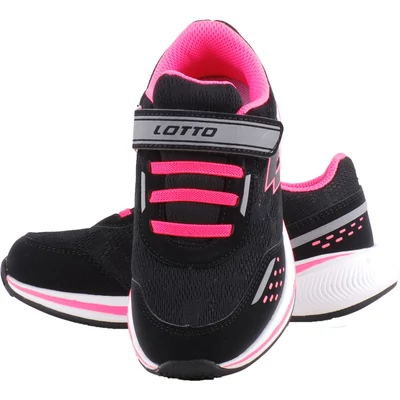 Fekete-pink, Lotto lányka edzőcipő