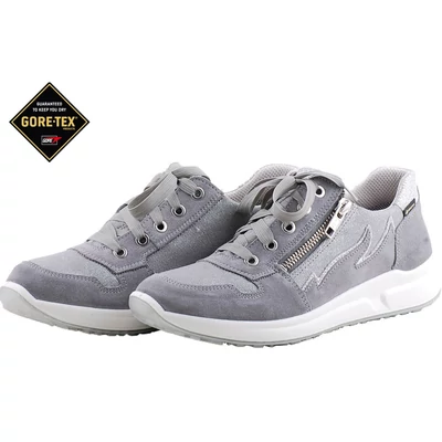 Superfit szürke-ezüst, Gore-Tex, vízálló, cipzáras-fűzős cipő