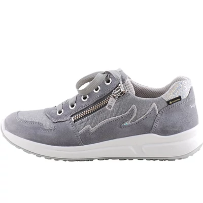 Superfit szürke-ezüst, Gore-Tex, vízálló, cipzáras-fűzős cipő
