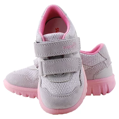 Szürke-ezüst, rózsaszín, extra puha talpú, Superfit edzőcipő