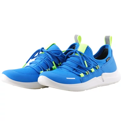 Kék-neon, vízálló, Gore-Tex, fűzős, Superfit edzőcipő