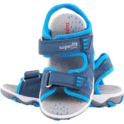 Kék, dínós, átvezetőpántos, Superfit szandál