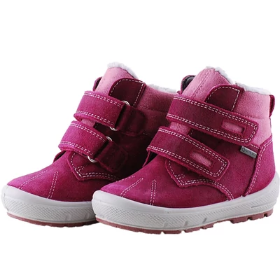 Sötétciklámen, bundás, vízálló, Gore-Tex, Superfit bakancs