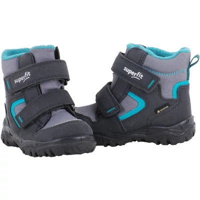 Szürke-zöld, bundás, vízálló, Gore-Tex, Superfit bakancs