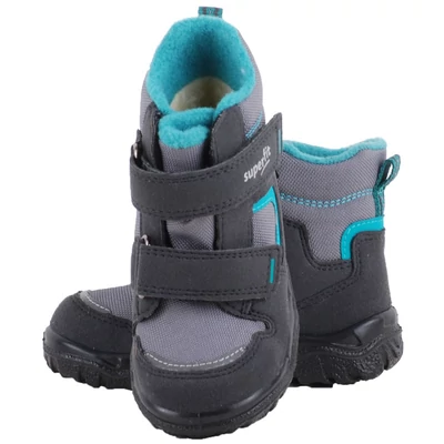 Szürke-zöld, bundás, vízálló, Gore-Tex, Superfit bakancs