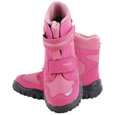 Rózsaszín, vízálló, bundás, Gore-Tex, Superfit bakancs