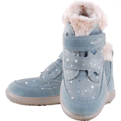 Világoskék, vízálló, Gore-Tex, bundás, Superfit bakancs