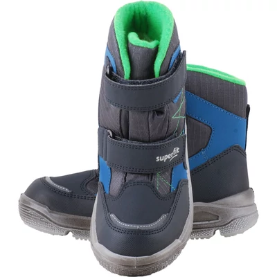 Szürke-kék, bundás, vízálló, Gore-Tex, Superfit bakancs