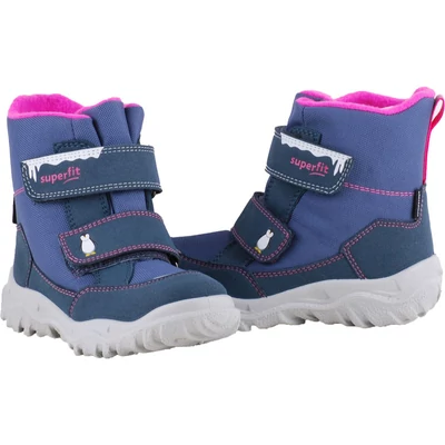 Kék-pink, pigvines, vízálló, Superfit bakancs