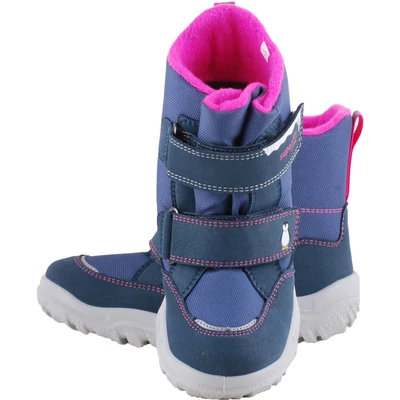 Kék-pink, pigvines, vízálló, Superfit bakancs