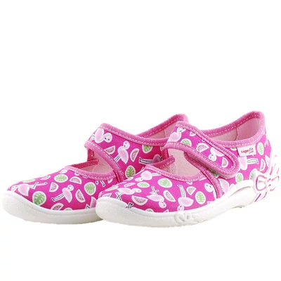 Pink, flamingós, Superfit vászoncipő
