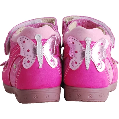 Pink, pillangós, szívecskés, Szamos supinált szandál
