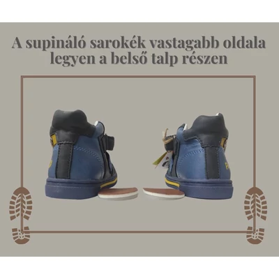 Supináló sarokék, egyenesléptető 22-25